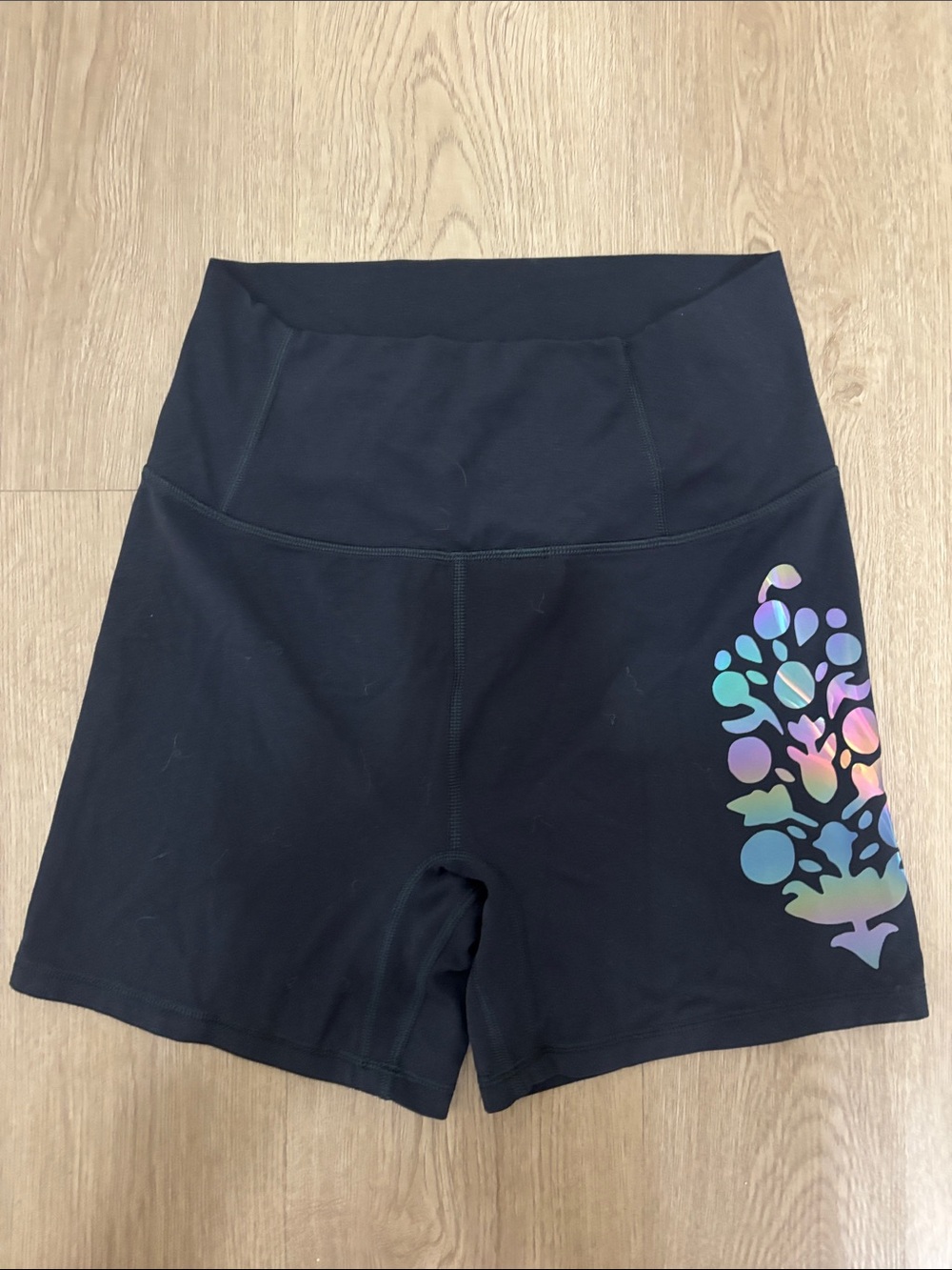 Free People (FP movement) High-Waist Black Women's Athletic Shorts